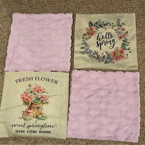 Spring and Purple Pillow Covers